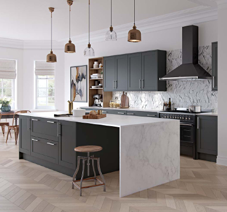FZ-Series-Matte-Black--19-Mid-Century-Modern-Kitchen-Cabinets---CabinetDIY